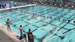 Boys 13ampover 50 Free SCY Heat 22 2024 PAC All Freestyle Meet [upl. by Kcirre]