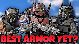 Halo Infinites best armor yet  Cross core Shoulder FREE armor and more [upl. by Ellenohs]