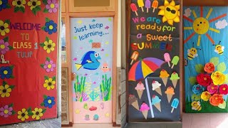 School decoration ideaClassroom Door decoration ideaSummer Door decoration designLibrary Door [upl. by Brenza]