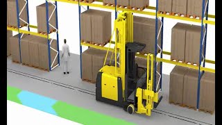 RFID Technology for Very Narrow Aisle Trucks [upl. by Aelyak291]