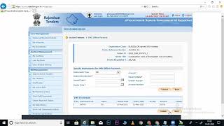 eproc Rajasthan tender Filling process I DSC ENROLLMENT I ETENDER TRAINING RAJASTHAN [upl. by Meghann]