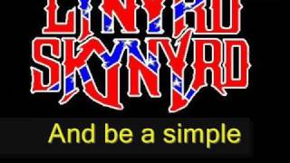 Simple Man Lynyrd Skynyrd KARAOKE INSTRUMENTAL [upl. by Mellen]