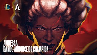 Ambessa  Matriarche de guerre  Bandeannonce de champion  League of Legends [upl. by Adnesor]