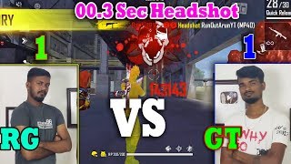 Run Out Arun Vs Gaming Tamizhan  1 Vs 1 Clash Squad  Free Fire Tricks Tips Tamil  GT VS RG [upl. by Nylynnej]