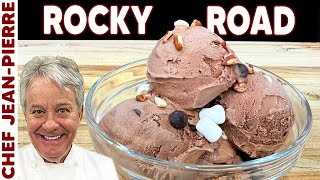 Rocky Road Ice Cream  Chef JeanPierre [upl. by Enneiviv]