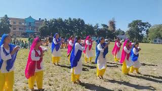 Punjabi dance by Siang house  Annual sports week [upl. by Orin]