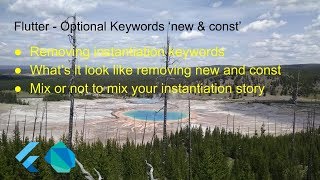 Flutter  Optional Keywords new amp const [upl. by Lieberman]