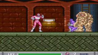 Lets Play Mighty Morphin Power Rangers SNES 3  This cave is Creepy [upl. by Sivet]