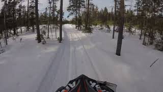 Snowmobile ride Lynx Rave Ålidberget [upl. by Silberman]