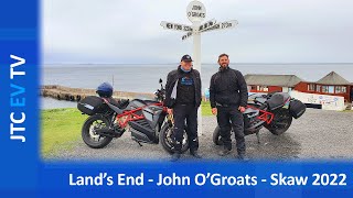 Energica EVA Ribelle Electric Motorcycle from Lands End to John OGroats to Skaw June 2022 [upl. by Apthorp]