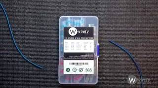 Wirefy Solder Seal Wire Connectors [upl. by Salhcin]