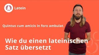 Lateinische Sätze übersetzen so gehts  Latein  Duden Learnattack [upl. by Liatrice]