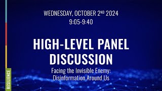 DAY 2 WSF2024 Facing the Invisible Enemy Disinformation Around Us [upl. by Blain]