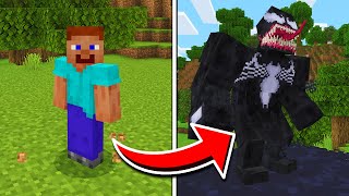 Venom MOD in Minecraft Pocket Edition [upl. by Nnylamme]