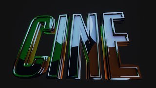 Blender 3D Text Design Blender Tutorial [upl. by Eniamrej]