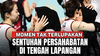 MEDIA KOREA  SENTUHAN HANGAT DI BALIK KEMENANGAN MEGAWATI EUNJIN DAN TIM RED SPARKS [upl. by Nahtnamas482]