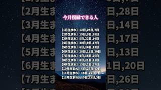 みんなはいくつ当てはまった？ 恋愛 恋愛占い 占い 恋愛成就 恋愛相談 誕生日占い shorts [upl. by Marcell]