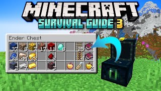 How To Use The Ender Chest ▫ Minecraft Survival Guide S3 ▫ Tutorial Lets Play Ep21 [upl. by Kroo]