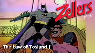 Zellers Canada Batman  Robin and the Joker quotThe Law of Toylandquot 1988 Commercial [upl. by Ruford]