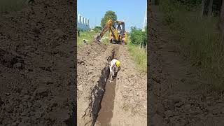 Bedding used for pipe laying work shortvedio viralvideo construction civilwork [upl. by Junina]