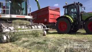 Chantier de récolte densilage dherbe [upl. by Sumer]