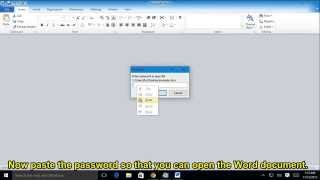 How to Unlock Word Document That’s Password Protected [upl. by Dammahum]