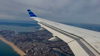 4K – Stunning New York City Landing – JetBlue – Airbus A220300 – JFK – N3023J – SCS Ep 1089 [upl. by Lamhaj]