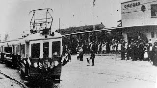 1945 Mitragliamento Trenino TorinoGiaveno a Orbassano [upl. by Leyameg660]