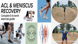 Acl and Meniscus surgery exercise 5 to 6 months complete guide aclrehabilitation kneeinjury knee [upl. by Lonyer957]