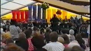 Kirmes in Atzelgift 1992  Militärmusik mit Dudelsack [upl. by Inaluahek]