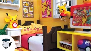 Pikachu Miniature Doll House  Pokémon ReMent Miniatures [upl. by Cacie411]