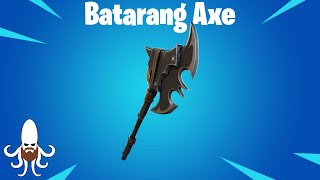 Batarang Axe Sound Test amp Gameplay  Fortnite [upl. by Asta423]