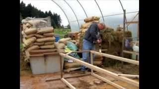 how to build a two layer rack to hold 16 of rabbit hutches be sure to watch the upgrade video [upl. by Varney]