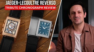 The Coolest Reverso Ever JaegerLeCoultre Reverso Tribute Chronograph HandsOn Review [upl. by Etireugram]