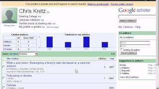 Tracking My Citations in Google Scholar [upl. by Tamer]