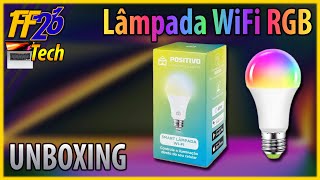 💡 Testando a Smart Lâmpada WiFI da Positivo 🏡 [upl. by Orr56]