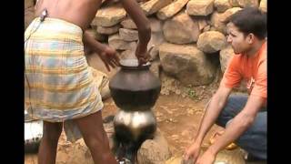 Technique of oil extraction from Simarouba seeds Odia PRAGATI Odisha [upl. by Ramah]