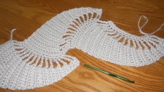 Tutorial Crochet bufanda boteh [upl. by Fayola]