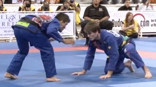 Rubens quotCobrinhaquot Charles VS Rafael Mendes  World Championship 2009 [upl. by Orelee]