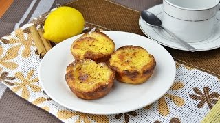 Portuguese Custard Tarts  How to Make Pastéis de Nata Pastéis de Belém [upl. by Notyad]