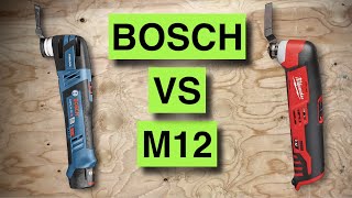 Which multi tool is better Bosch Starlock vs Milwaukee M12 [upl. by Mharg748]