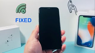 iPhone X How to Fix Black Screen [upl. by Uehttam]