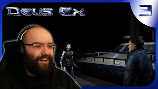 Ambrosia in Battery Park  Deus Ex  Blind Playthrough Part 3 [upl. by Harihs]