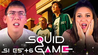 Gganbu FIRST TIME WATCHING SQUID GAME SQUID GAME 1x5 amp 1x6 [upl. by Pier]