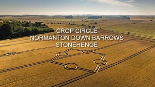 Crop Circle  Normanton Down Barrows  Wiltshire  140724 [upl. by Akimik]