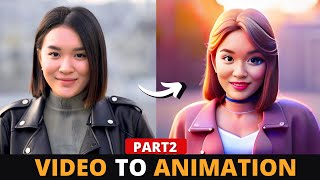 2 Free Ways To Turn Any Video Into Animation With Ai  Free Video To Animation Ai [upl. by Kcin]