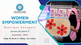 SDLP Women Empowerment  Rohingya Refugees  Ukhiya Coxs Bazar  September 2024 [upl. by Ender]