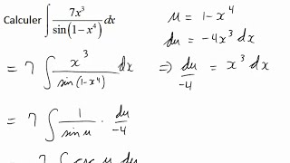 Intégration par changement de variable 2 [upl. by Adar]