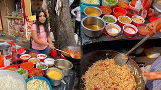 Pinki ka sabse desi chinese food stall इसे zyada desi chinese खाना आपने कभी भी नहीं खाया होगा 😱😱 [upl. by Leahcimaj108]