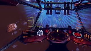 Elite Dangerous VR  Bombing Titan Indra in Meta Quest 3 VR [upl. by Smalley]